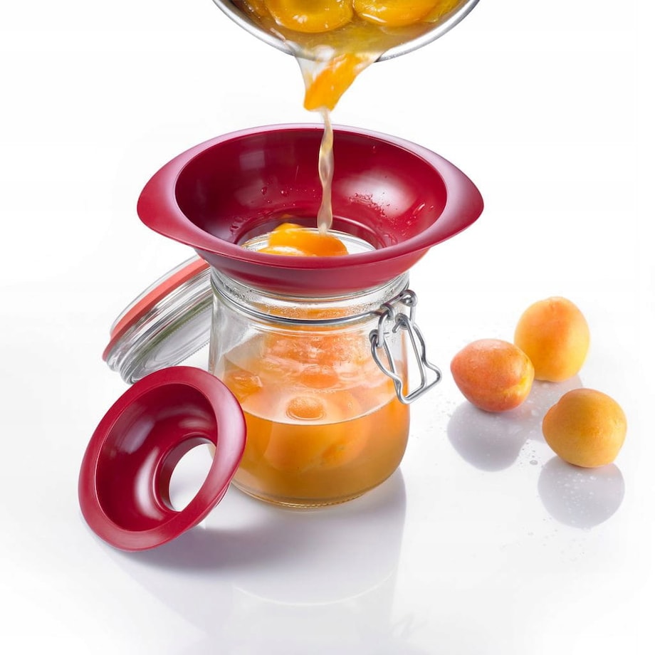 Lejek Podwójny do Słoików Butelek Puszek Czerwony Składany Solidny