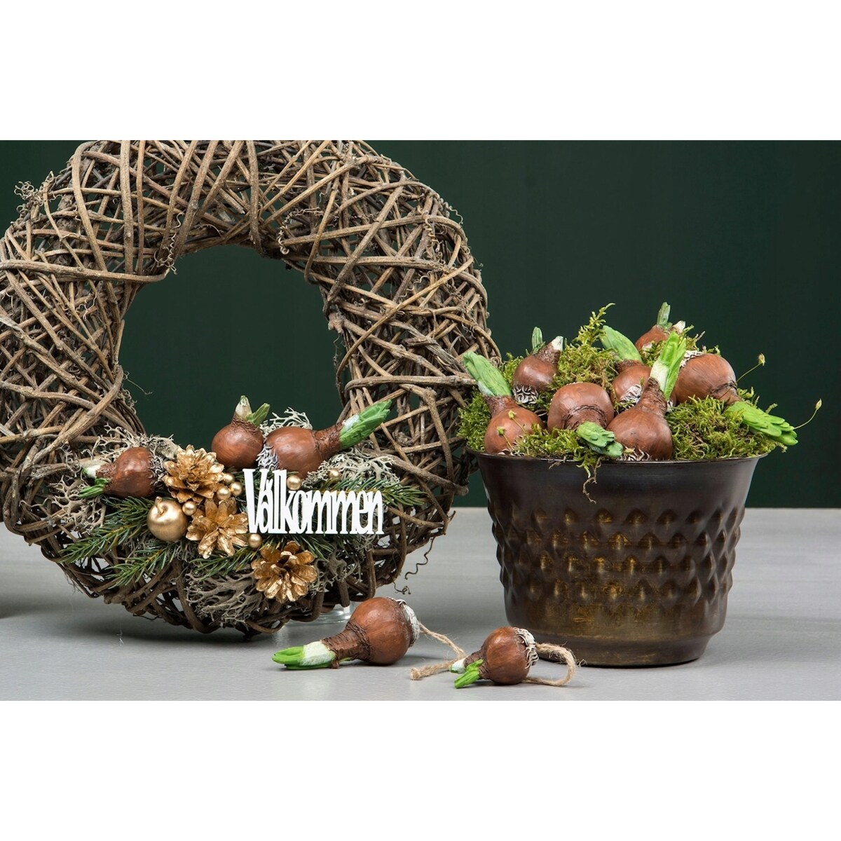 OZDOBA DO DONICZKI STROIKÓW WIELKANOCNA CEBULKA NA WIELKANOC PIK DEKORACJA