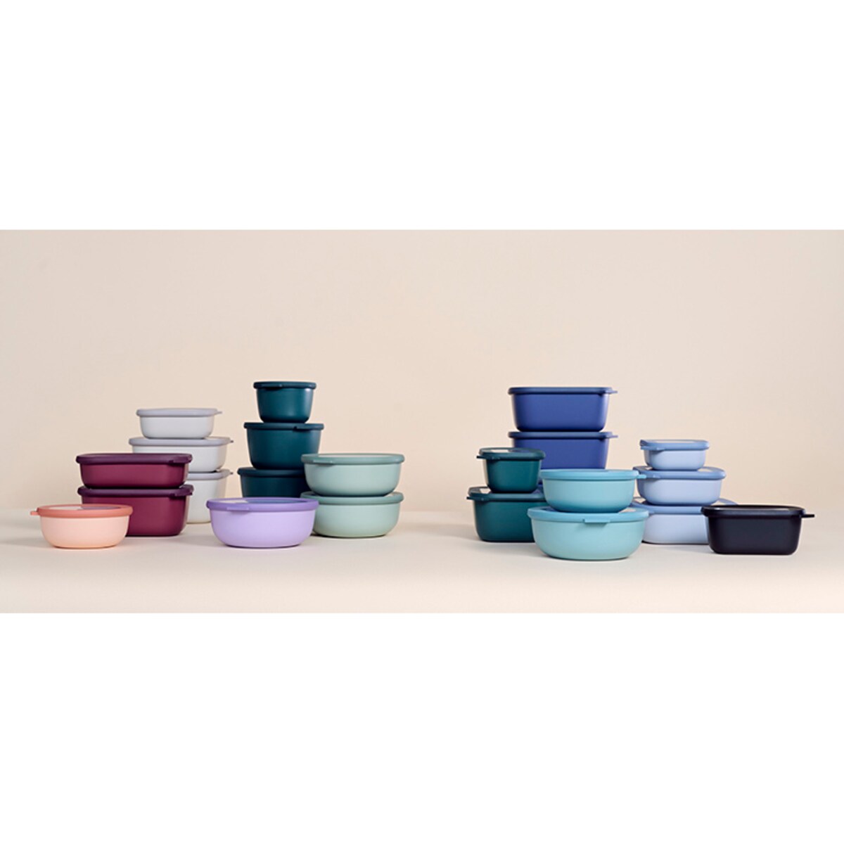 Zestaw 3 misek Cirqula okrągła 500 1000 2000 Nordic Jade 106231094700