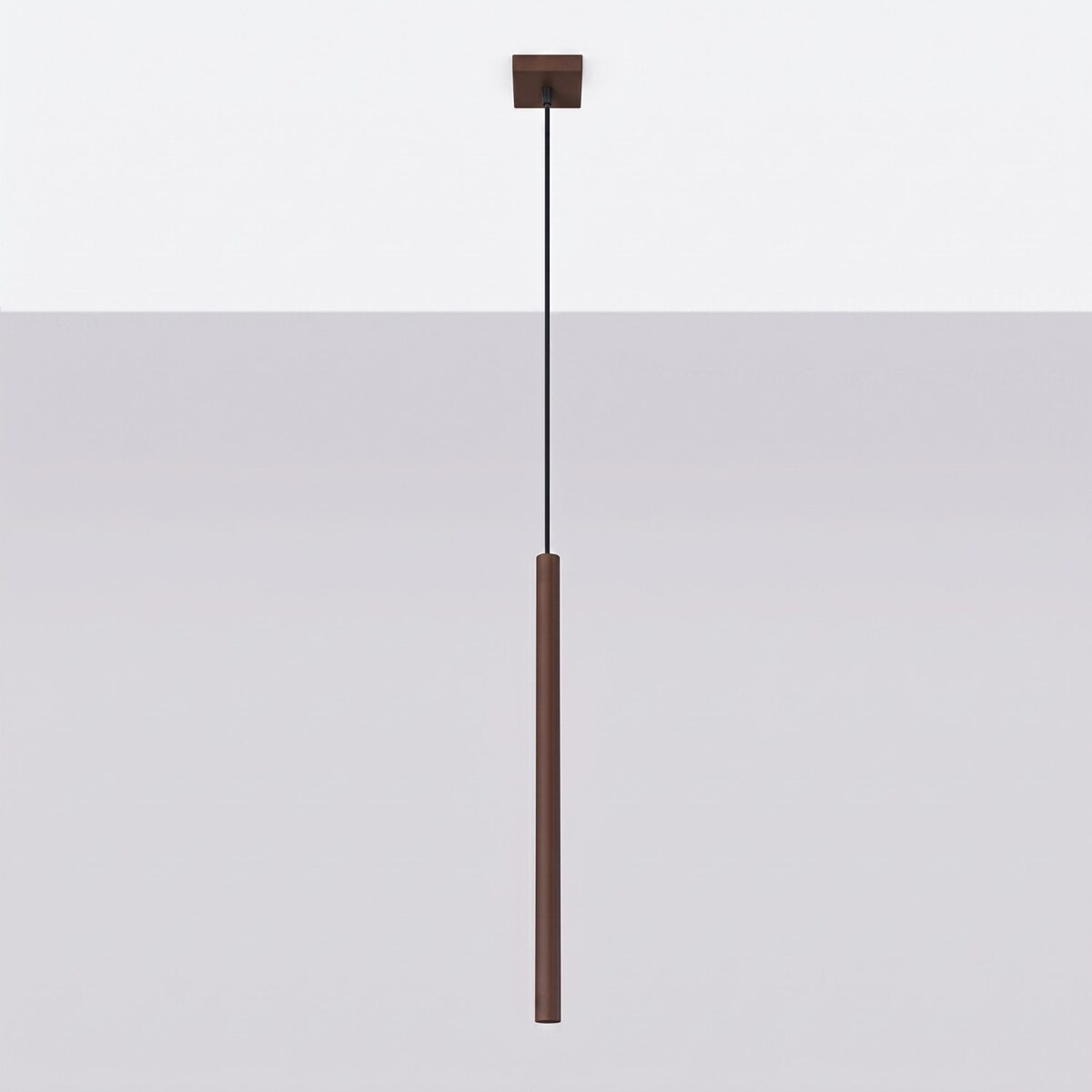 Lampa wisząca PASTELO 1 brązowa