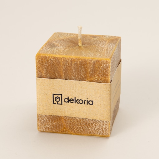 Świeca zapachowa palmowa kostka Your Delicacy, 7,5x7,5x8,5 cm