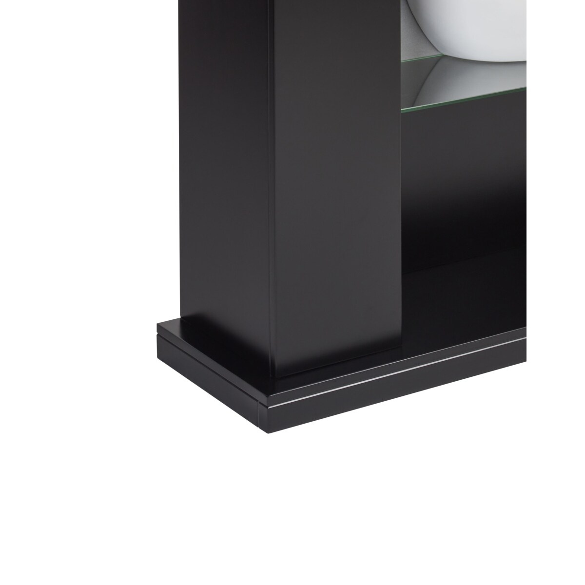 Kominek elektryczny z funkcją grzania DJURAB Czarny