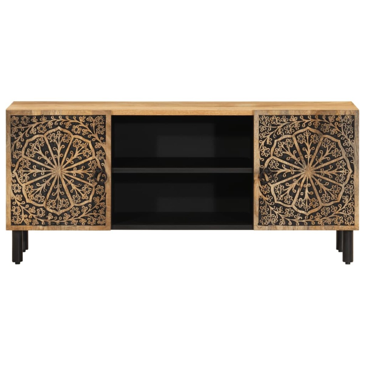 vidaXL Szafka pod telewizor, 105x33x46 cm, lite drewno mango