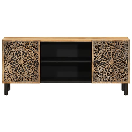vidaXL Szafka pod telewizor, 105x33x46 cm, lite drewno mango