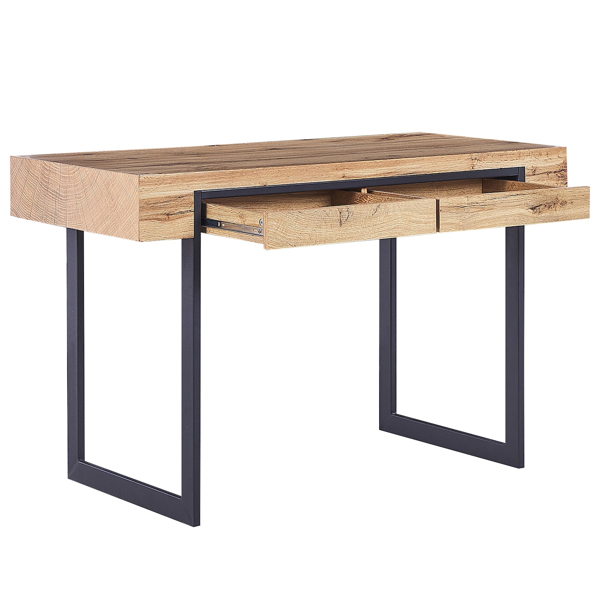 Biurko VIDA Jasnobrązowy 120 cm 55 cm ze schowkiem