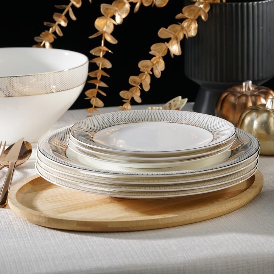 VILLA ITALIA Talerzyk deserowy śniadaniowy 20 cm porcelanowy MARILYN