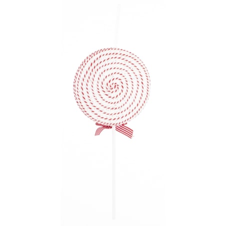 Dekoracja - lizak 31x14x3 cm LECCA-LECCA różowy