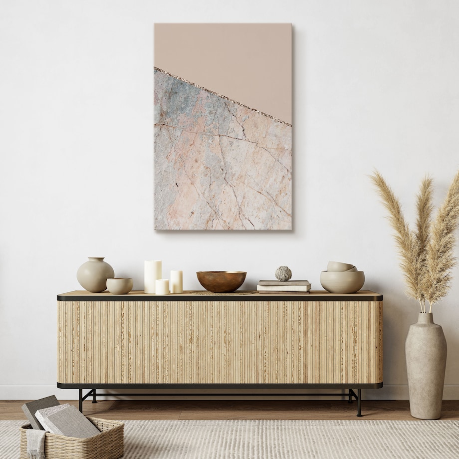 OBRAZ MARMUR ABSTRAKCJA PASTELE STYL GLAMOUR 30x40cm