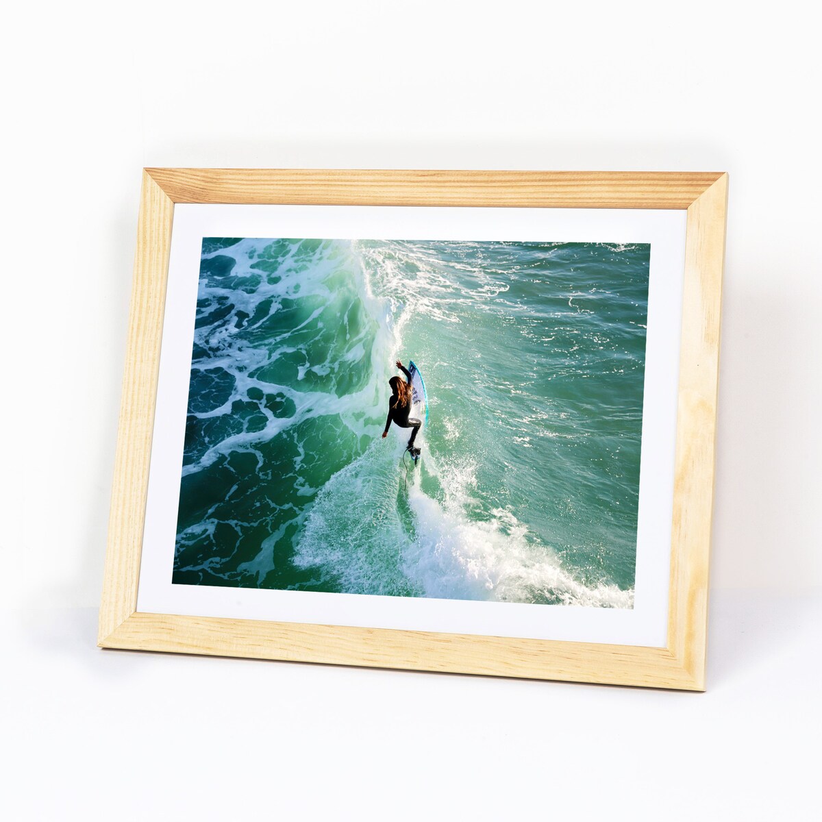 Ramka na zdjęcia 24x30 cm ramka z drewna surowego pion poziom ramka prostokątna RAW DIY