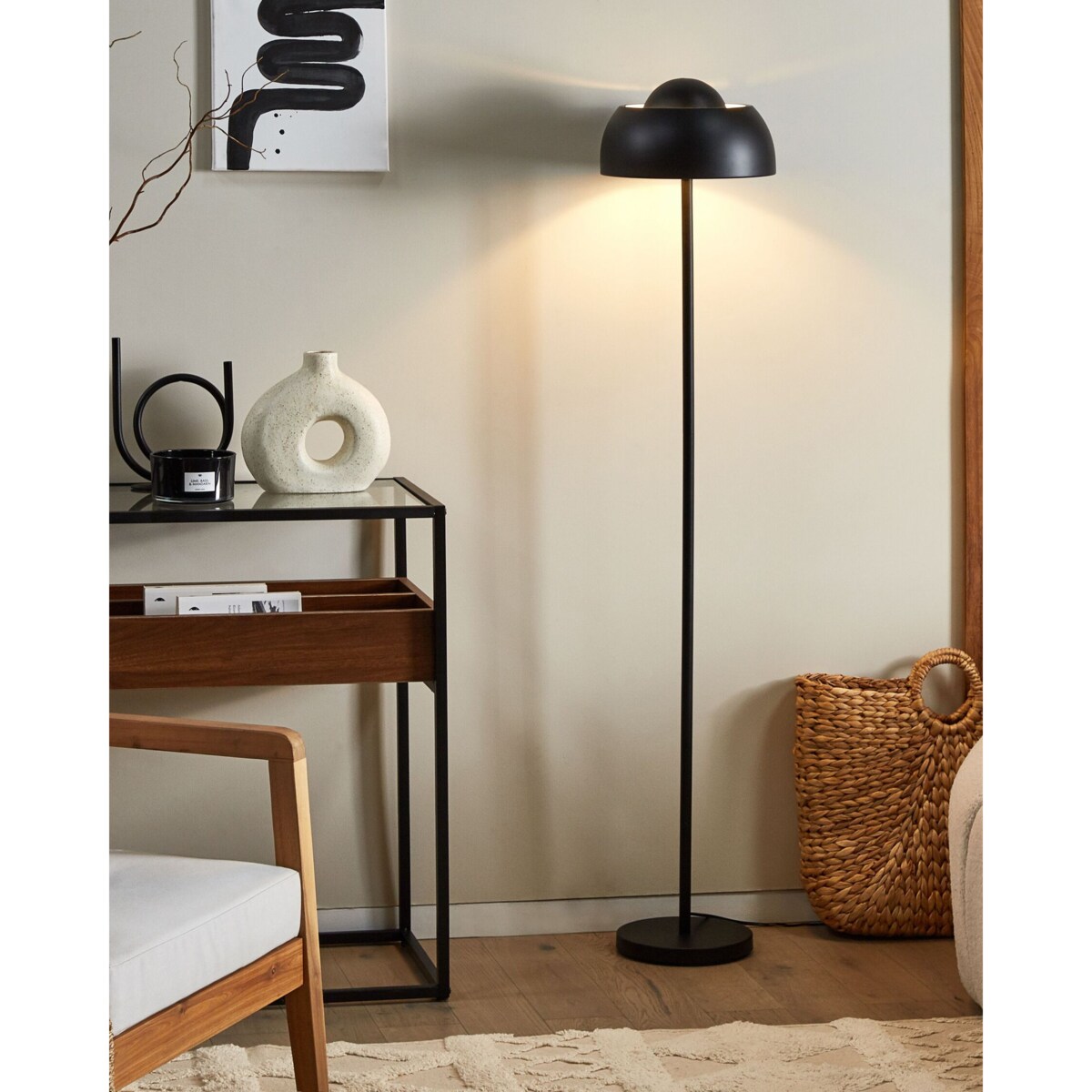 Lampa podłogowa SENETTE Metal Czarny