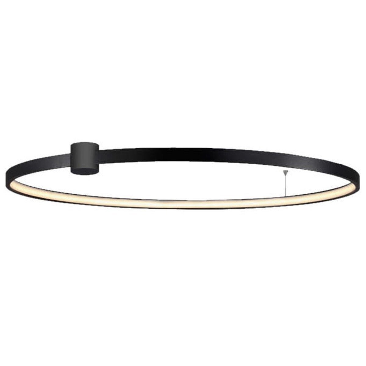 Plafon lampa sufitowa RING LP-909/1C 4L BK Light Prestige LED 50W 4000K metalowa oprawa okrągła pierścień czarny