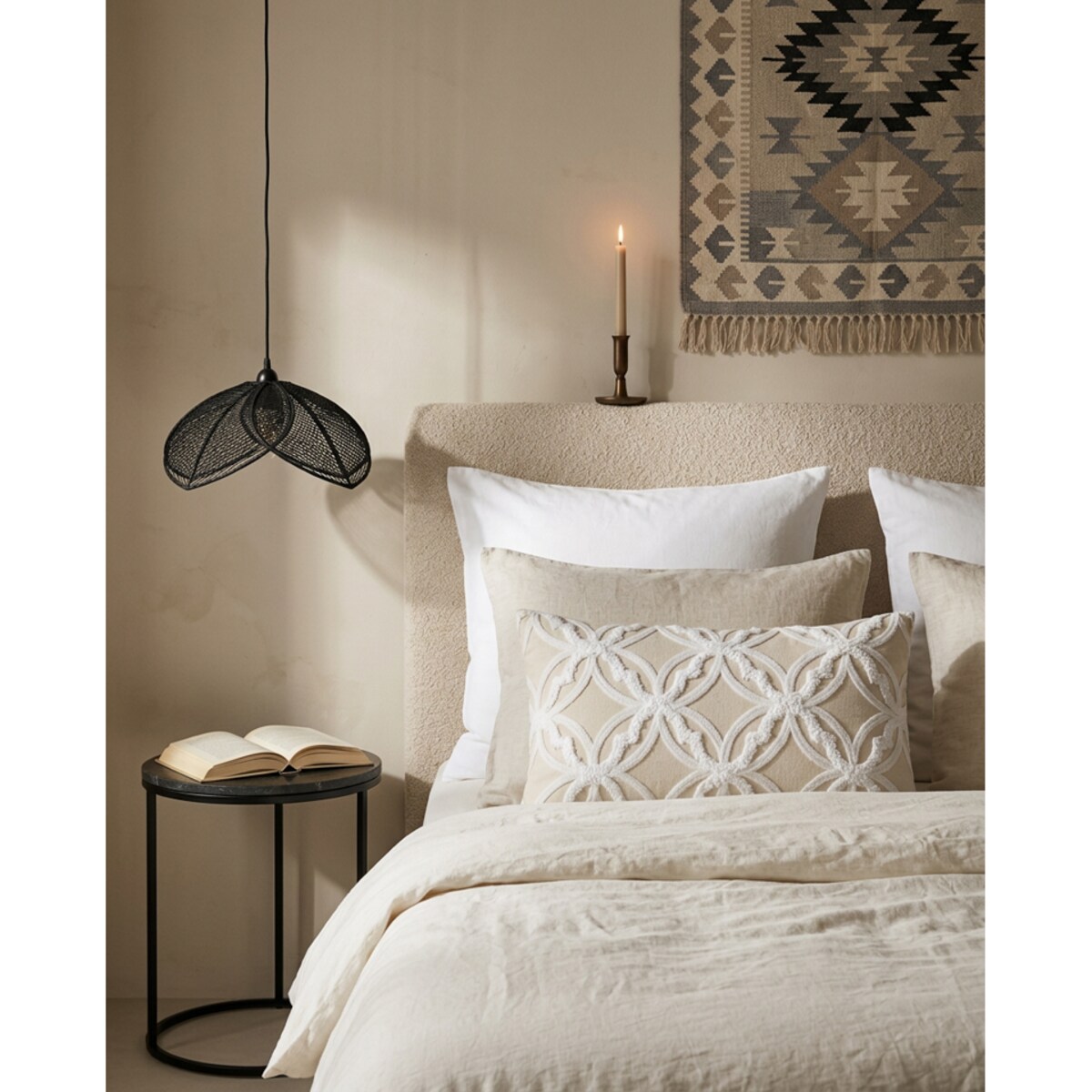 Poduszka dekoracyjna SHP BOHO 30x50 beżowa