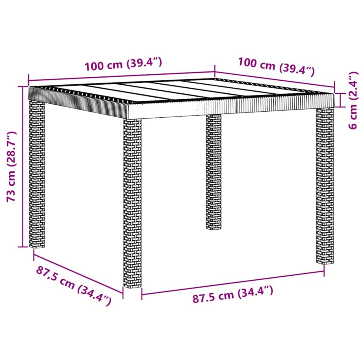 vidaXL Zestaw do jadalni w ogrodzie 5 pcs Jasnoszary Rattan Polt
