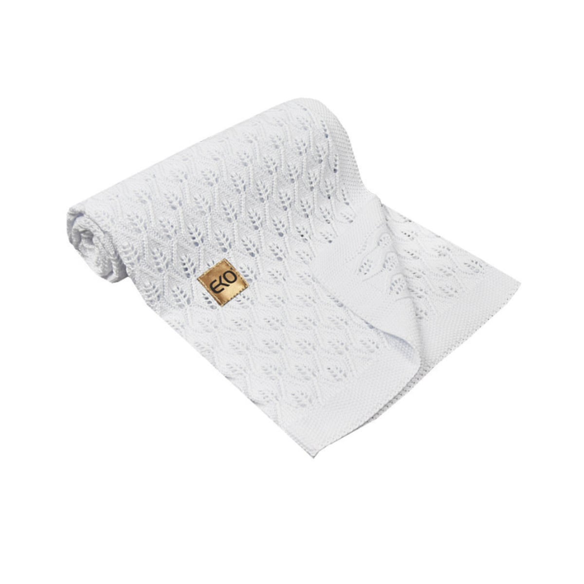 Kocyk bambusowy dla dziecka BIAŁY