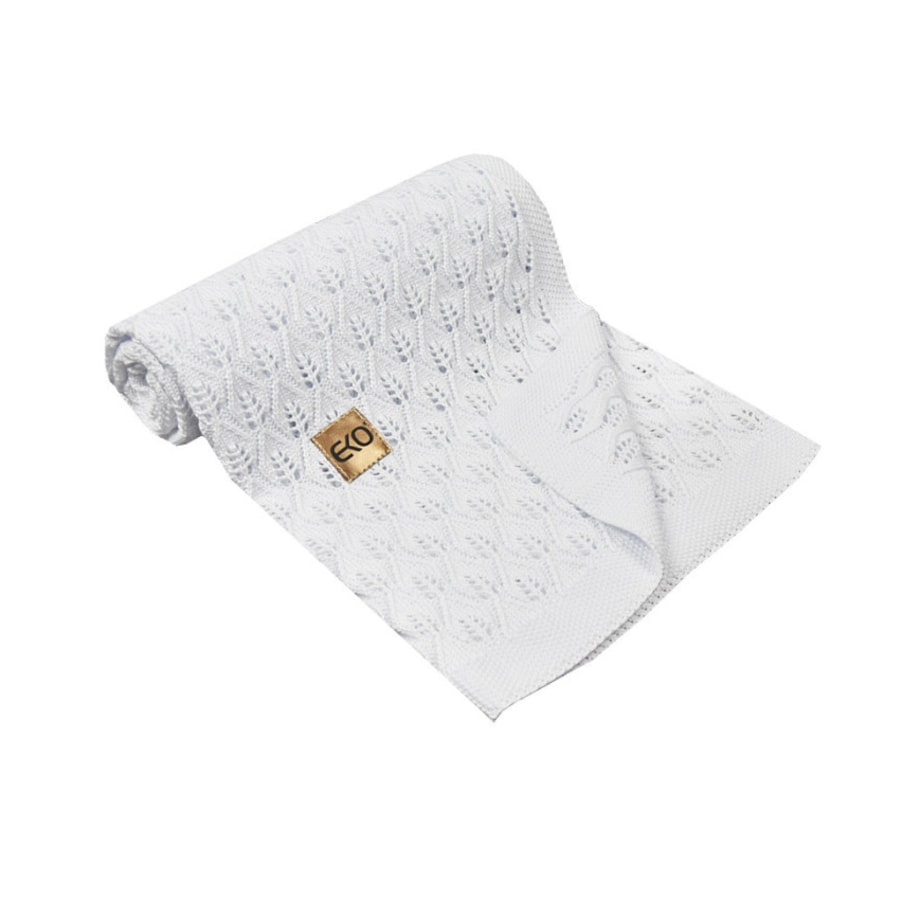 Kocyk bambusowy dla dziecka BIAŁY