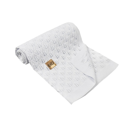 Kocyk bambusowy dla dziecka BIAŁY