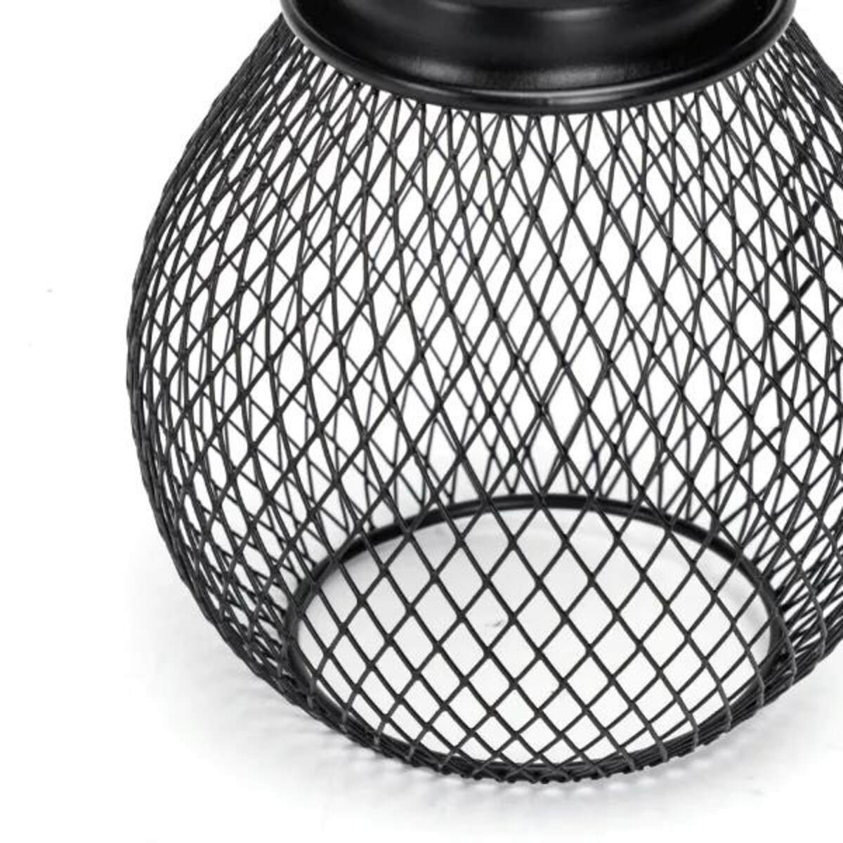 Kinkiet ścienny BULB Cage lampa loftowa retro metalowa czarna