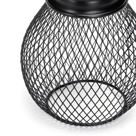 Kinkiet ścienny BULB Cage lampa loftowa retro metalowa czarna