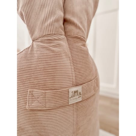 Puf Funny Bunny Sztruksowy - Różowy