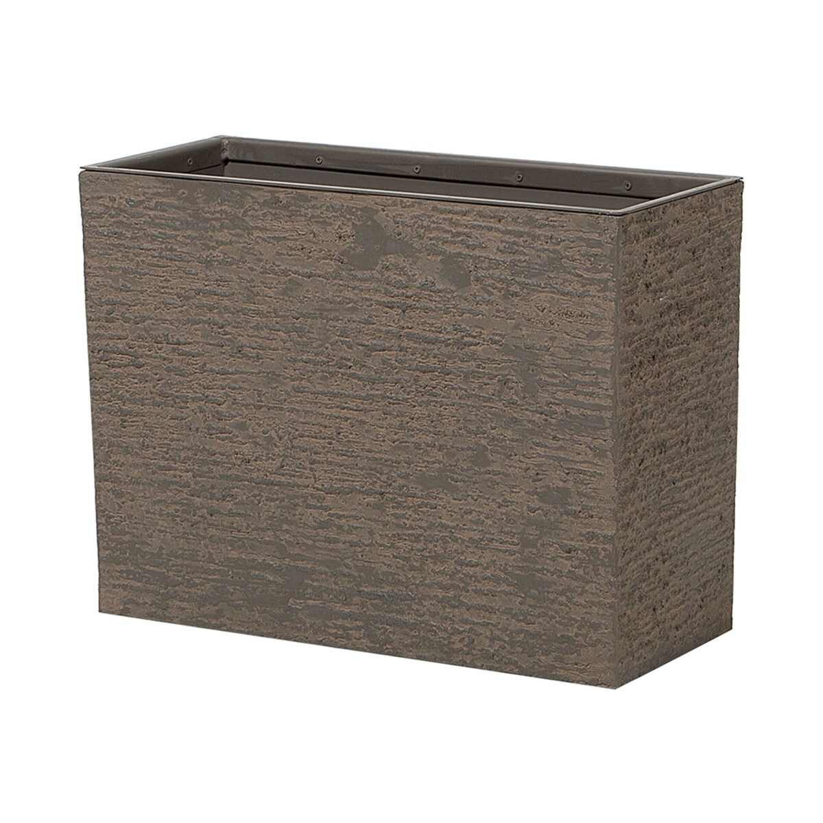 Doniczka 25 x 60 x 45 cm brązowa EDESSA