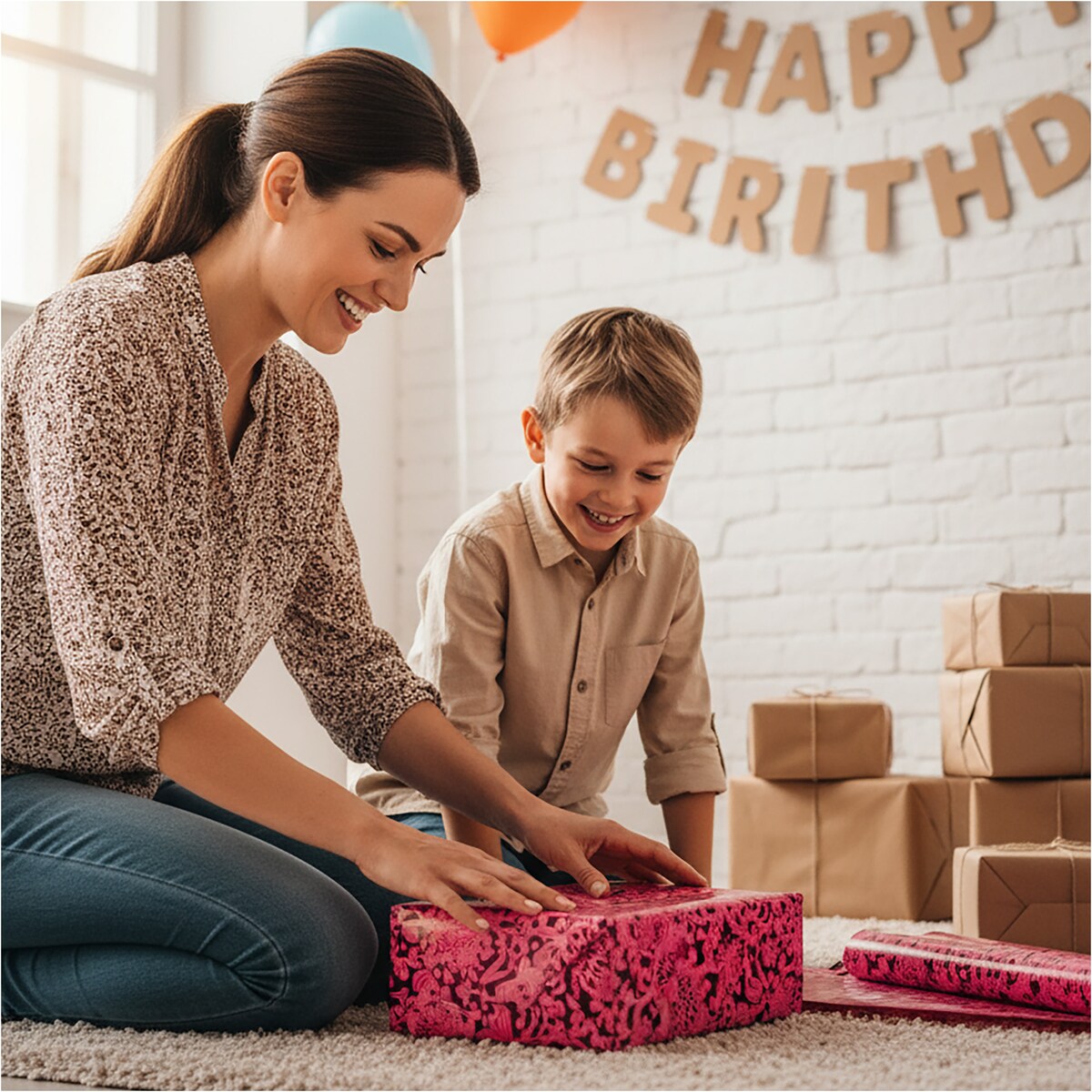 Papier Prezentowy Do Pakowania Prezentów 25 m MEGAROLKA Świąteczny Do Paczek Ozdobny Urodzinowy