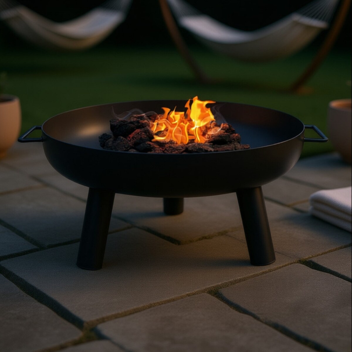 Palenisko ogrodowe, duże, 60cm, grill, ognisko, KINGHOFF