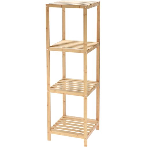 Regał bambusowy 4-poziomowy, 110 cm
