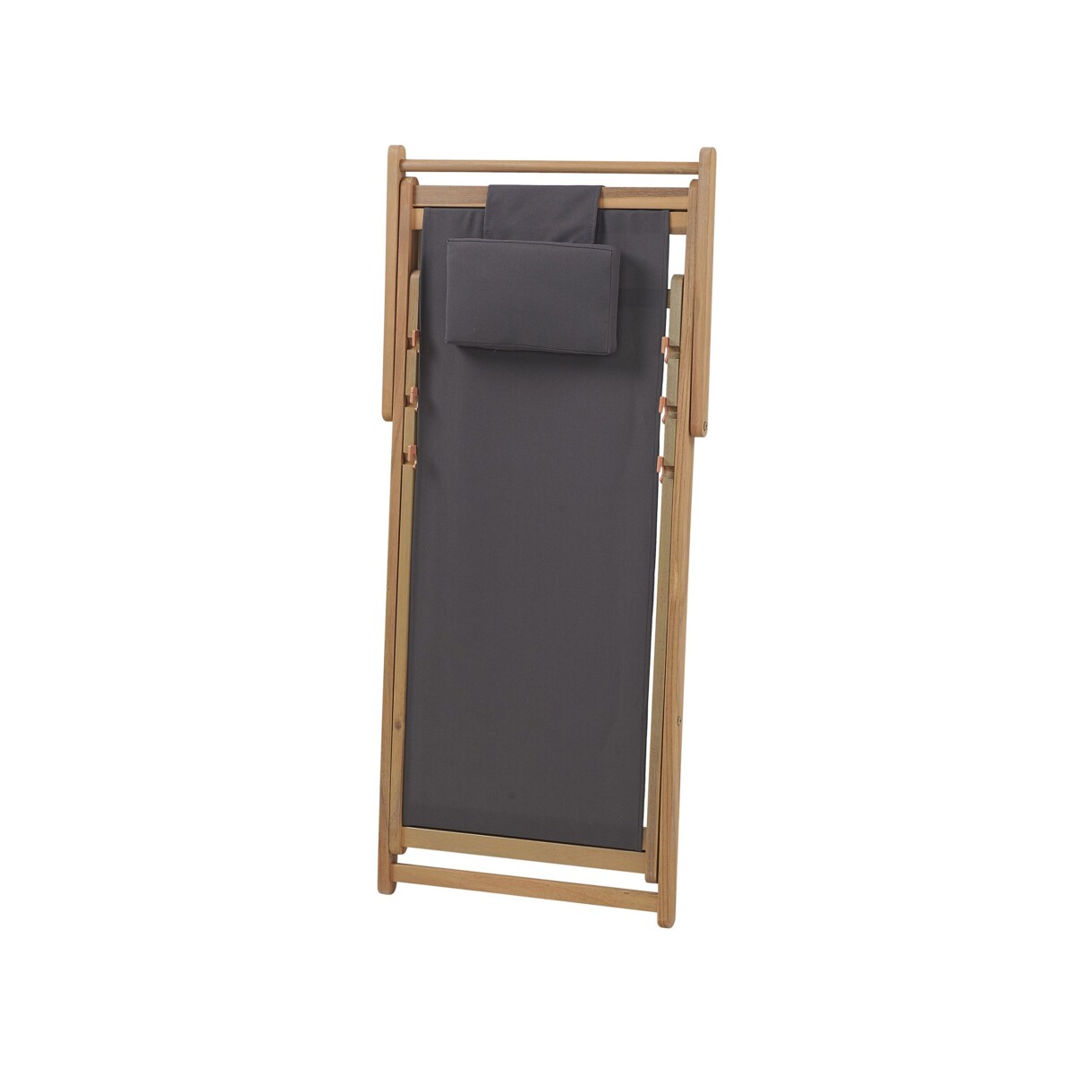 Leżak ogrodowy szary AVELLINO