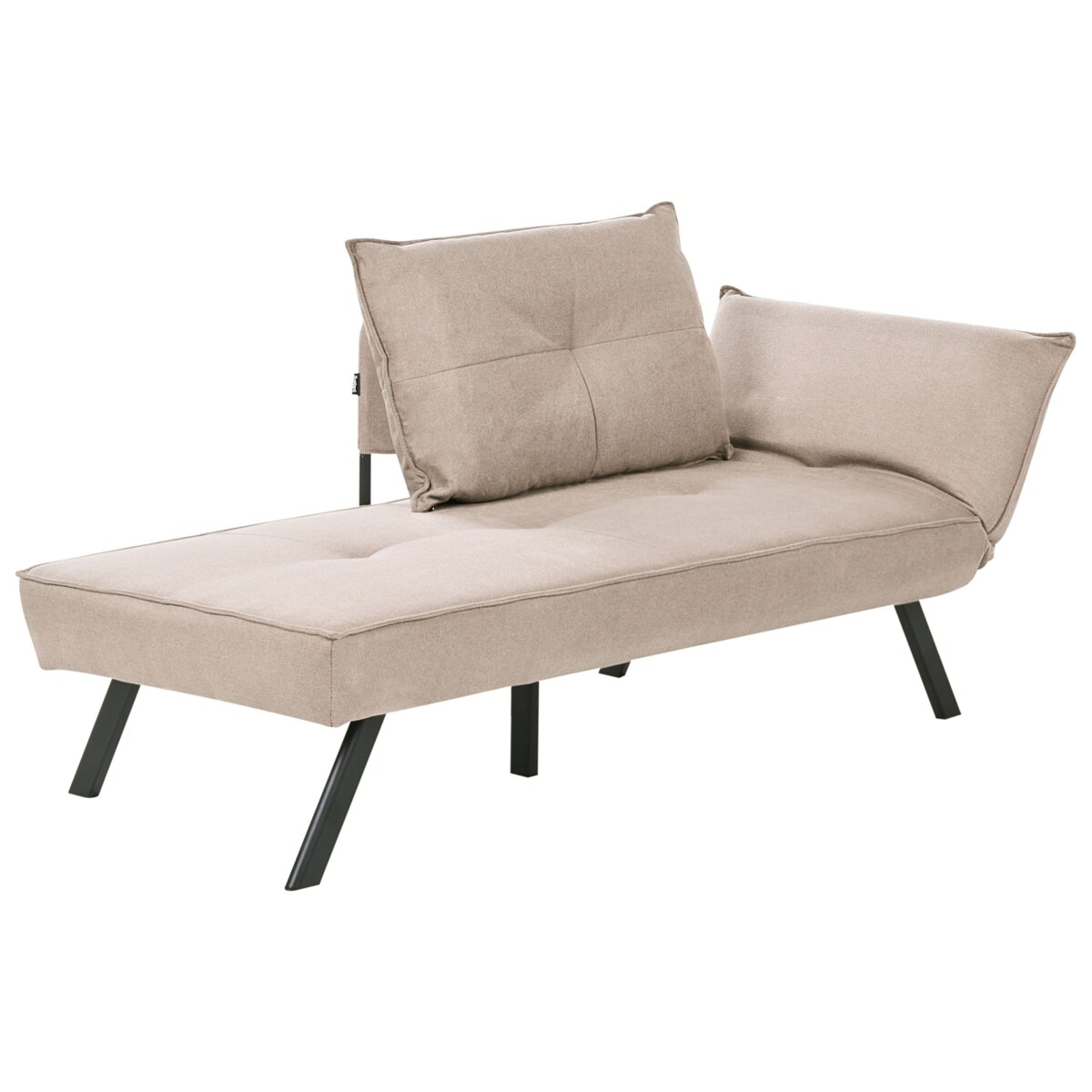 Szezlong prawostronny ROCAMADOUR Beżowoszary