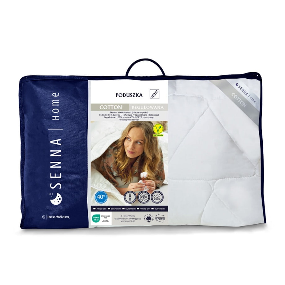 Poduszka regulowana 50x70 COTTON Senna Home