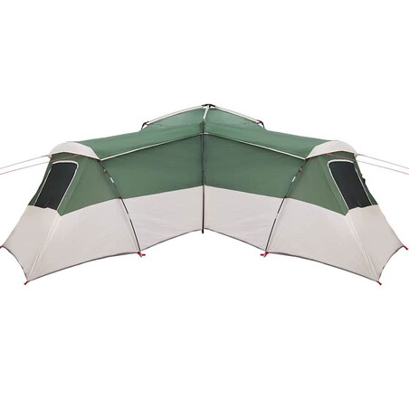 vidaXL Namiot rodzinny Zielony 833 x 585 x 216 cm Poliester
