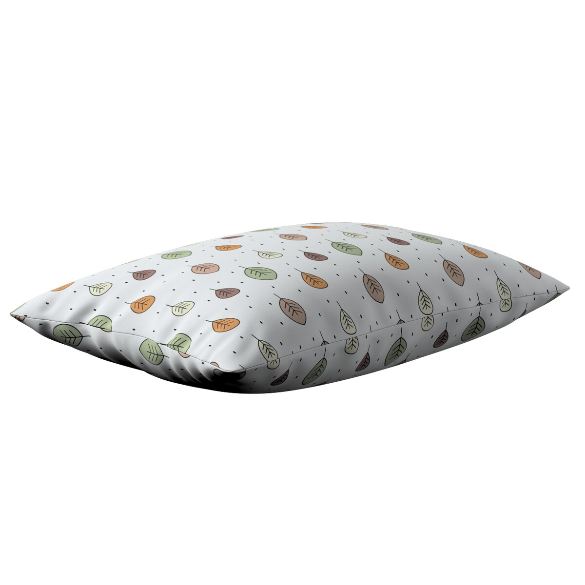 Poszewka Milly prostokątna 60x40 ecru-brązowy