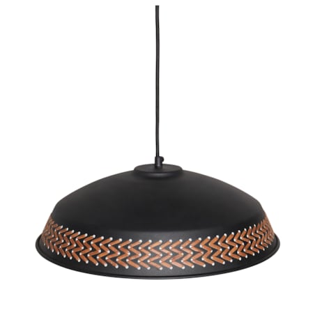 Lampa wisząca metalowa czarna MINILLAS