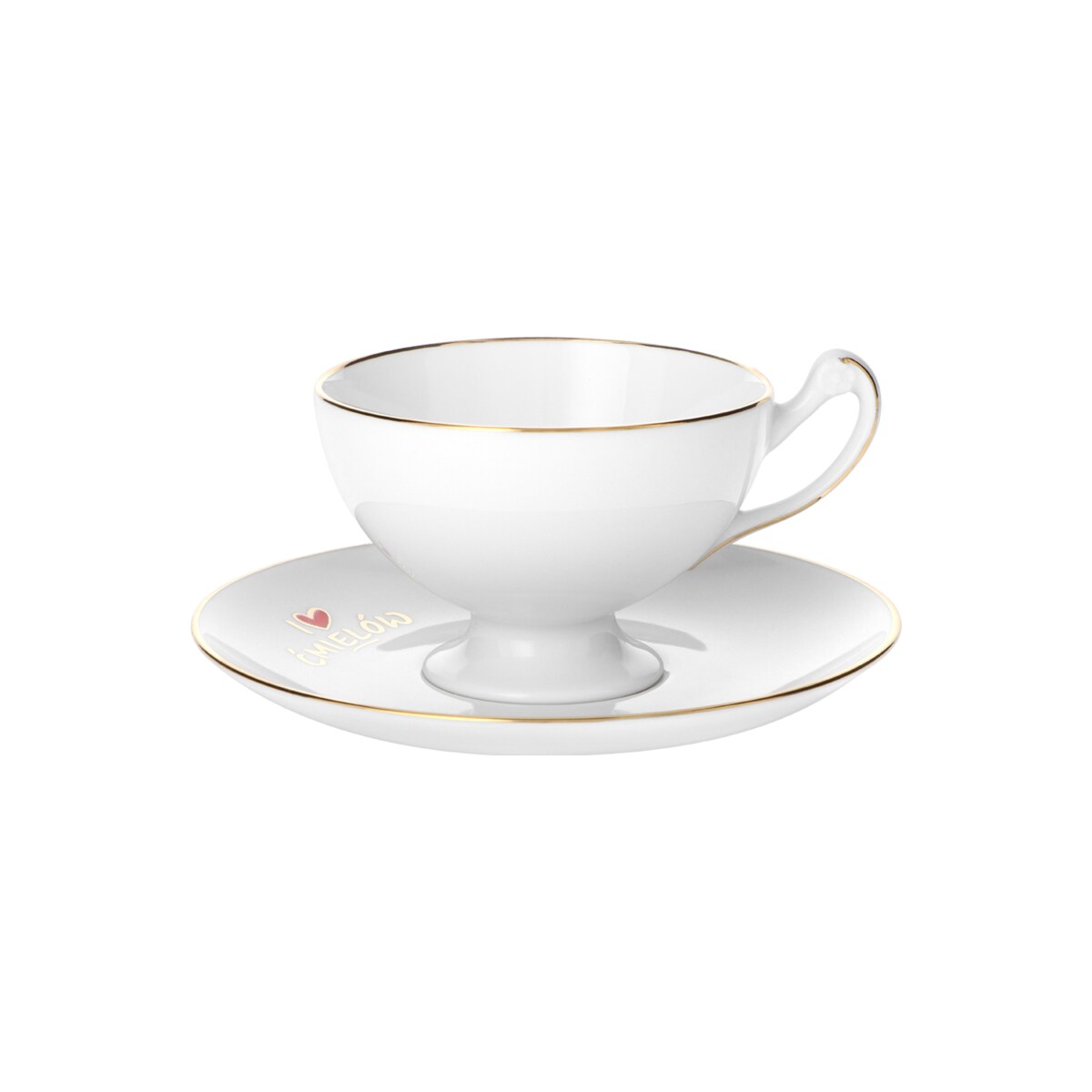 Filiżanka 170 ml ze spodkiem Empire I love Ćmielów G907