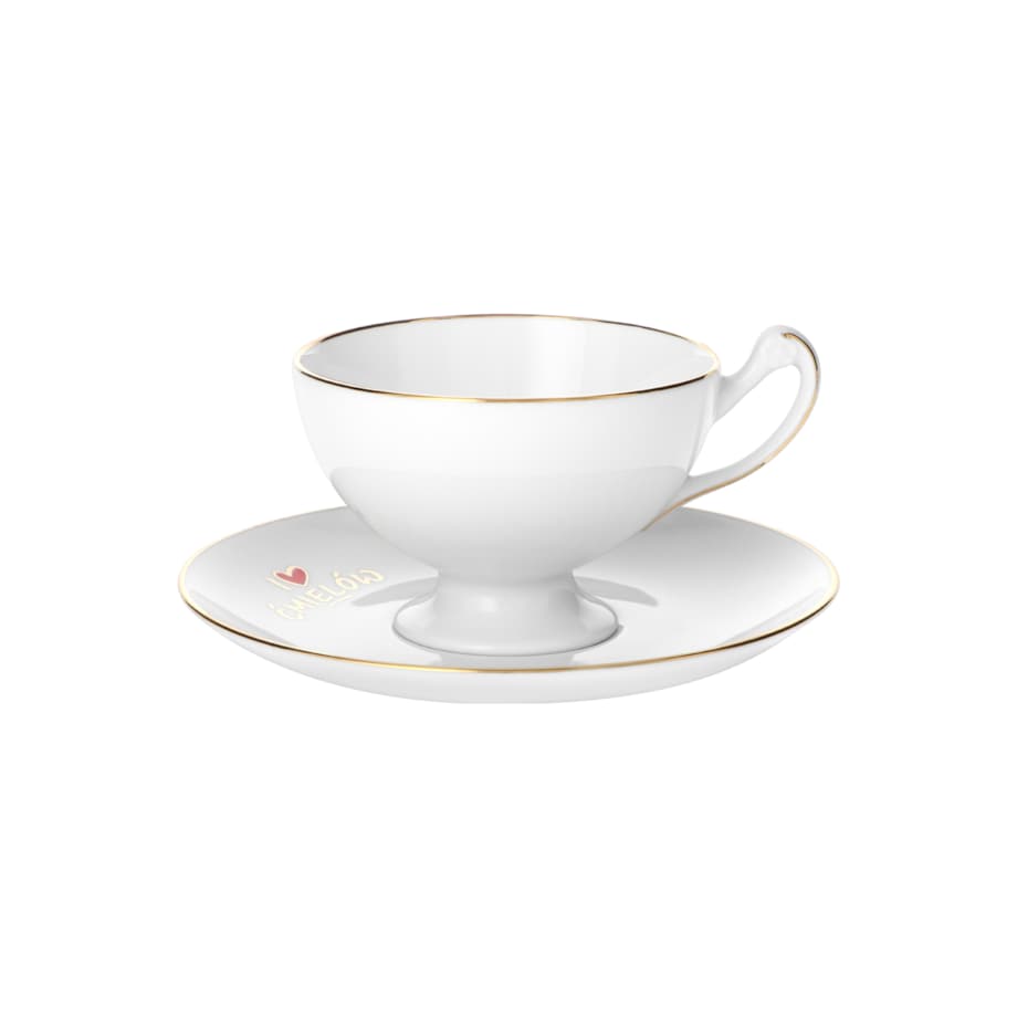 Filiżanka 170 ml ze spodkiem Empire I love Ćmielów G907