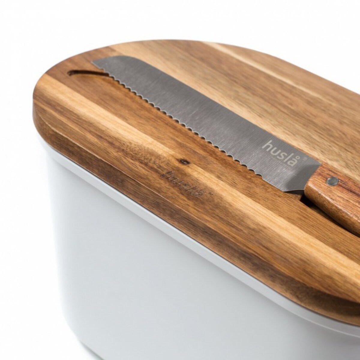 Chlebak Husla Z Deską Do Krojenia I Nożem 73940