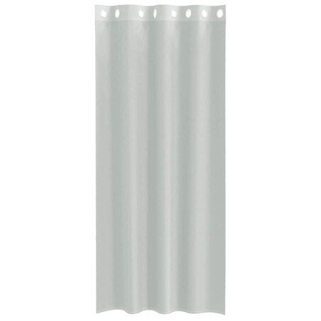 vidaXL Zasłony woalowe z przelotkami 2 szt. Jasnoszary 140x225 cm