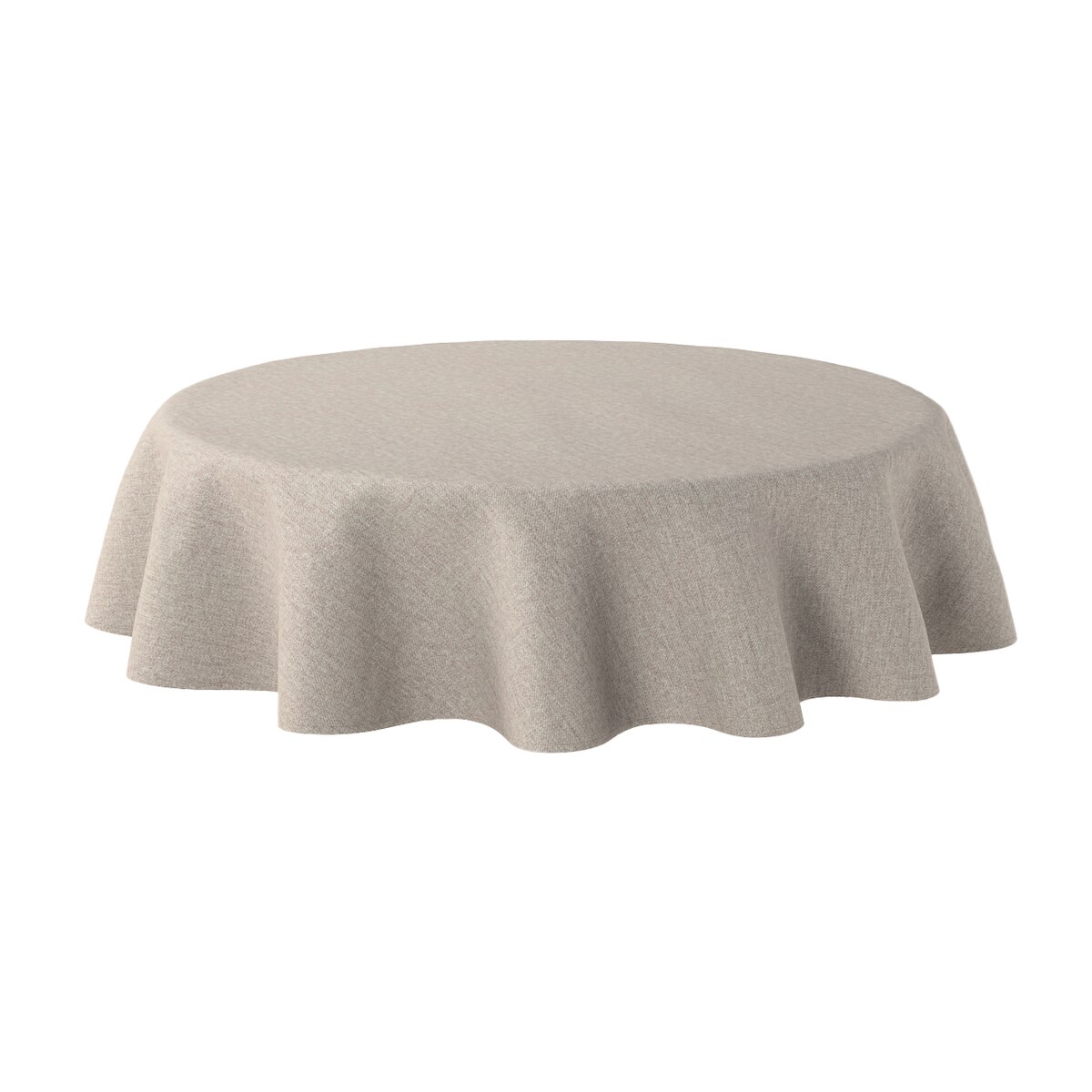 Obrus okrągły 130 x 130 cm grafit