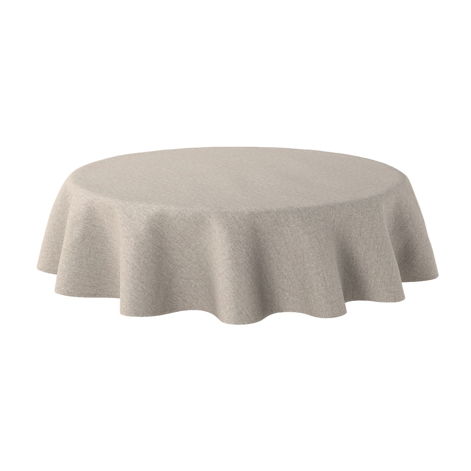 Obrus okrągły 130 x 130 cm grafit