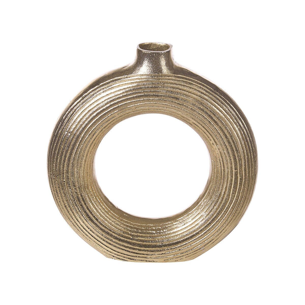 Wazon dekoracyjny metalowy 40 cm złoty COMAL