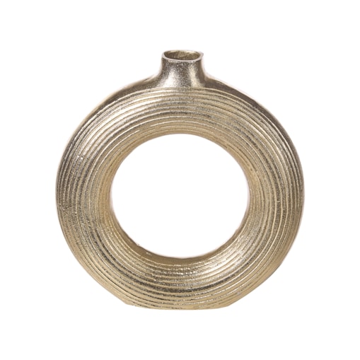 Wazon dekoracyjny metalowy 40 cm złoty COMAL
