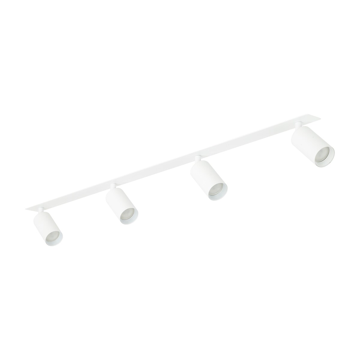 Lampa reflektor podtynkowy poczwórny TK Lighting AMIS WHITE 10813 GU10 biała złoty akcent ruchome spoty 230V