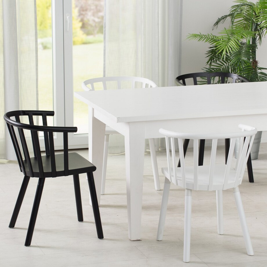 Krzesło Madlen White, 54 x 43 x 76 cm