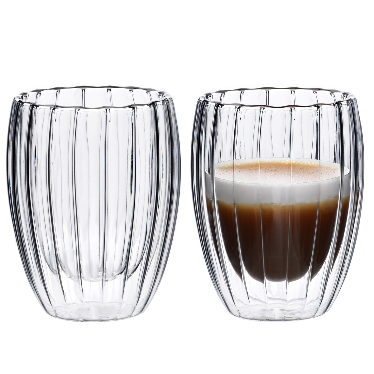 PETER STRIPES Komplet 2 szklanek300ml 8x5x11.5cm