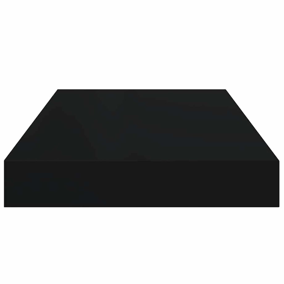 vidaXL Półka ścienna, czarna, 40x23x3,8 cm, MDF