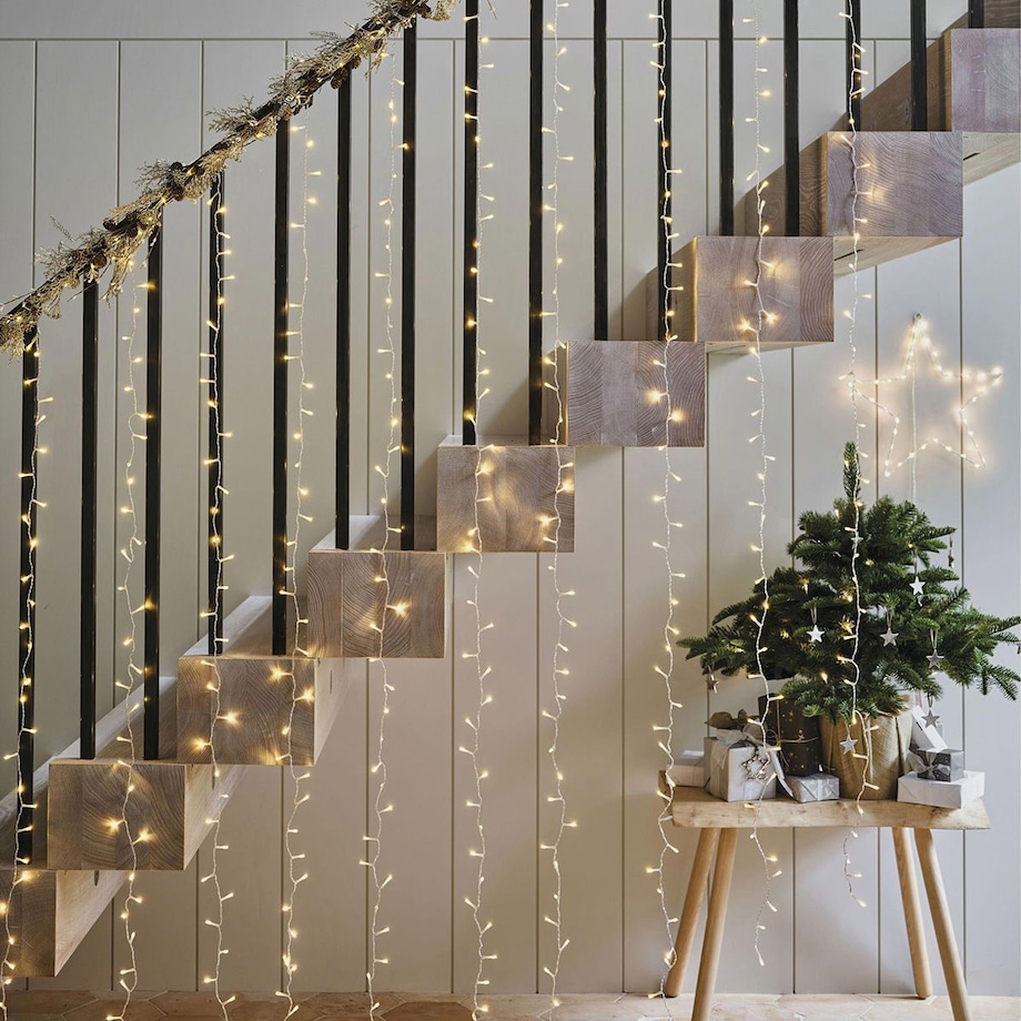 Kurtyna ZEWNĘTRZNA 304 LED z PILOTEM