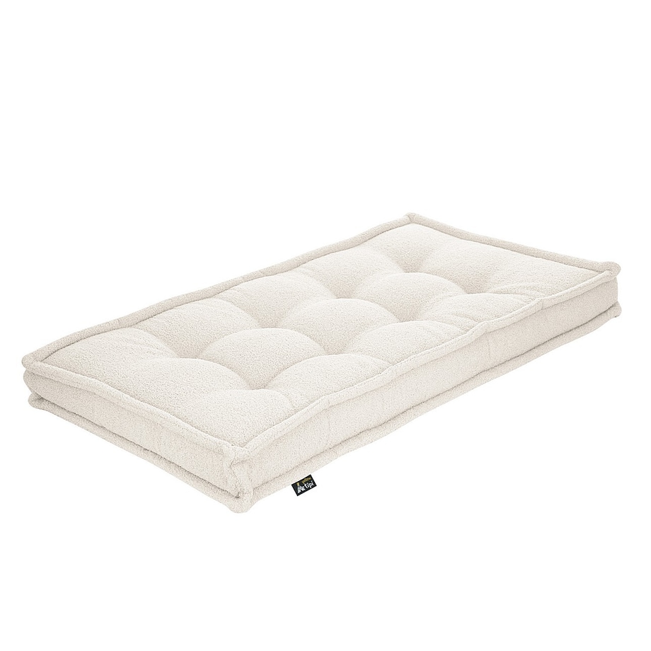 Materac francuski, biały, 120x60x10cm, Boucle