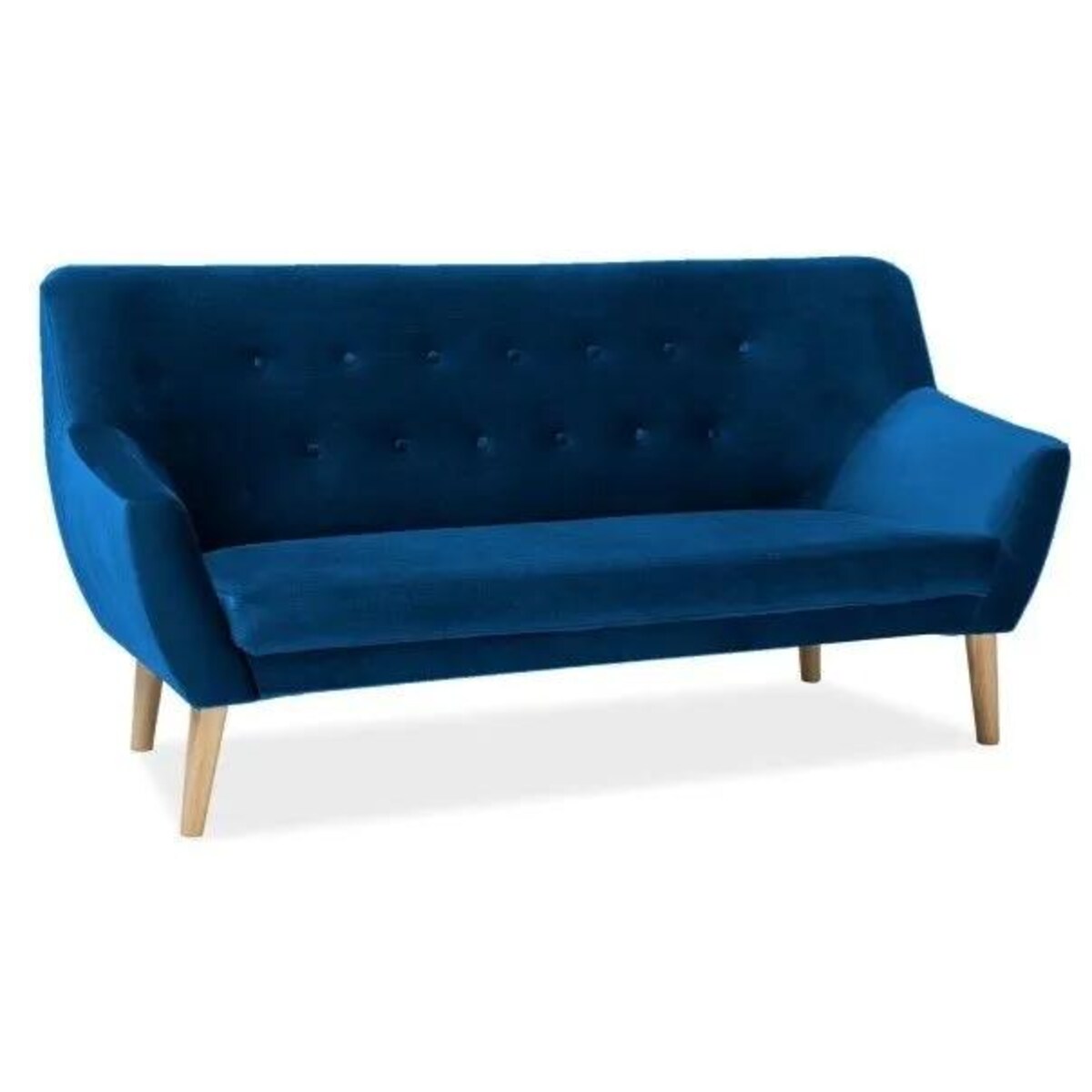 Sofa NORDIC 3 VELVET granatowa