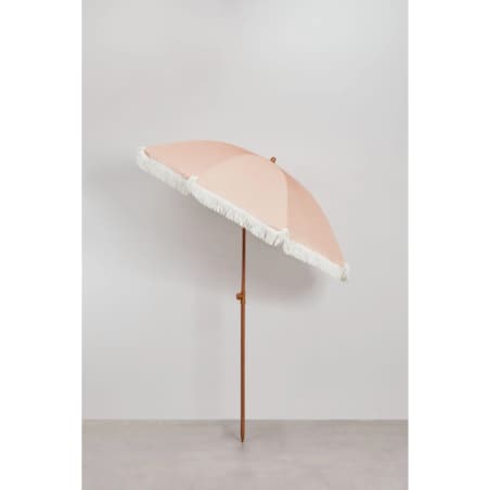 Parasol ogrodowy retro pudrowy róż Mika Ø175 cm