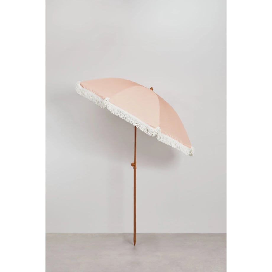 Parasol ogrodowy retro pudrowy róż Mika Ø175 cm